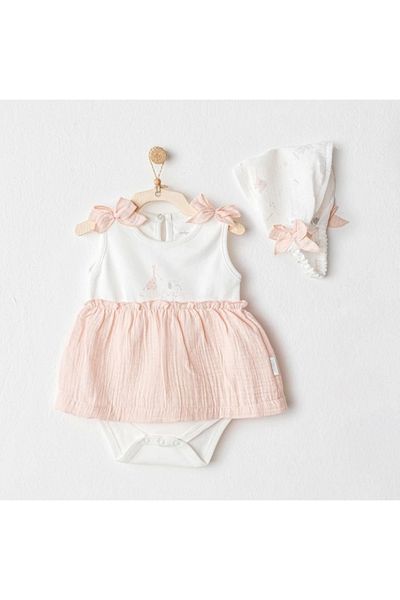 andywawa Love Family Baby Dress Set - Salmon Shaped