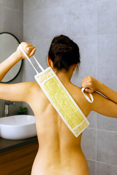 BAMİROSE 100% ألياف اليقطين الطبيعية العضوية، ألياف التقشير، ألياف مضادة للسي...