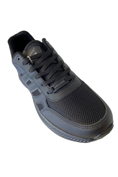 Wickers Ανδρικά αθλητικά παπούτσια Μαύρα Ορθοπεδικά Ελαφρύ Σόλα Στιβαρό Αθλητικό Παπούτσια 2455