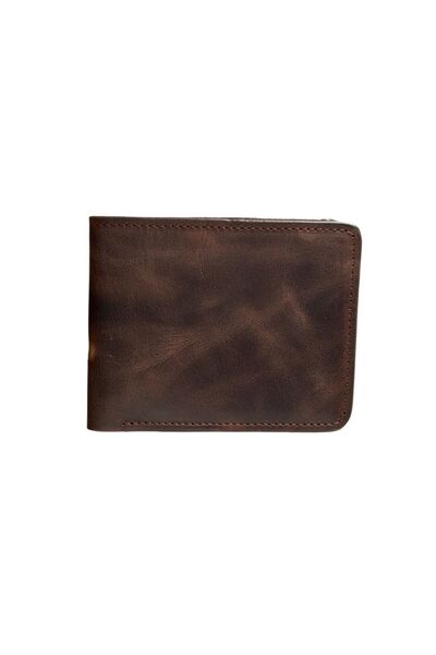 PLM Pier Deri Erkek Cüzdan Acı Kahve