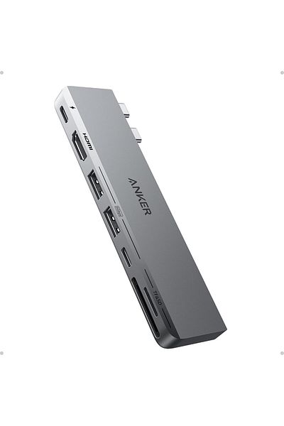 Anker USB C Hub for MacBook, 547 USB-C Hub (7-in-2), Compatible with Thunderbolt 4 USB C Port