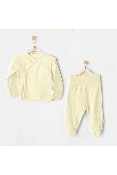 andywawa Side Snap Set - 2-Piece Bodysuit Set Yellow