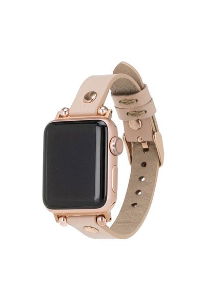 Bouletta Apple Watch Compatible Leather Cord 42-44-45mm Rt Erc3 Beige