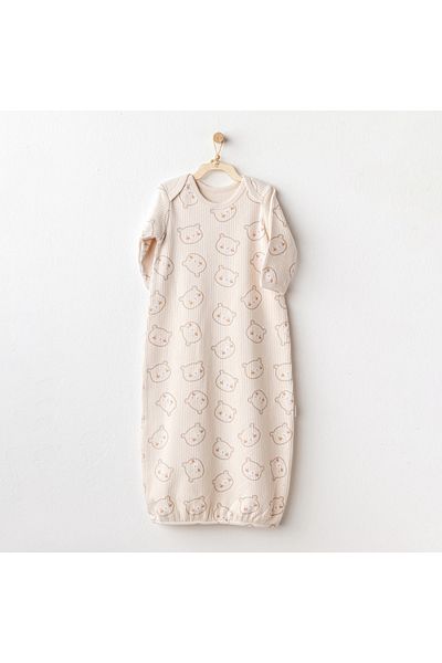 andywawa Ac25186 Bear Time Baby Sleeping Bag Light Beige