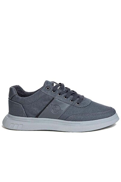 Dakırs Men's Smoked Casual Sports Shoes Lace-Up Denim Linen Sneaker 221
