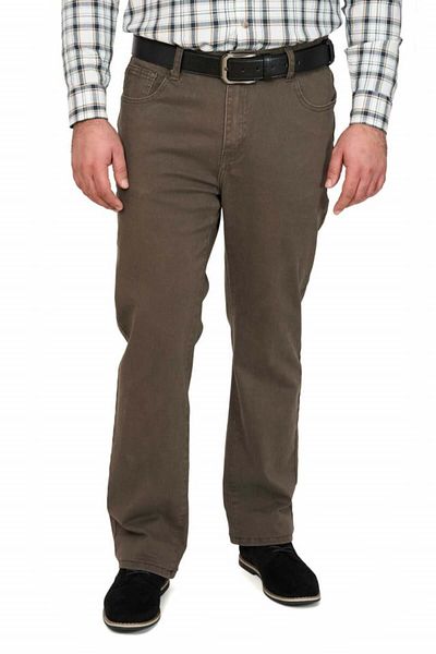 Realize Realize straight-pocket casual pants, brown