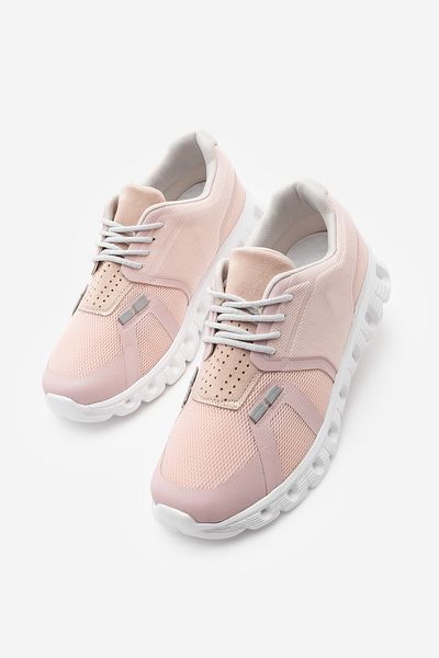 Marjin Women's Sneaker Eva Sole Knitted Knitwear Running and Walking Sports Shoes Renvis Powder