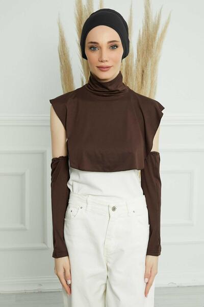 Aisha's Design Armband, Neck Collar, Kpt-2, Brown