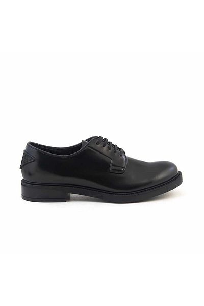 Prada Sport Men's Genuine Leather Black Casual Shoes