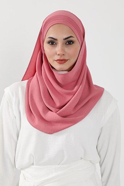 Aisha's Design Σάλι Aerobin με πλισέ σχέδιο, CPS-90, Σκούρο ροζ