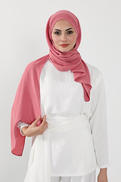 Aisha's Design Σάλι Aerobin με πλισέ σχέδιο, CPS-90, Σκούρο ροζ