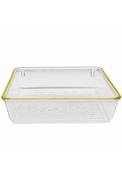 PUFO Elegant decorative tray Pufo Shine for serving appetizers, cakes, fruits, 15.5 cm