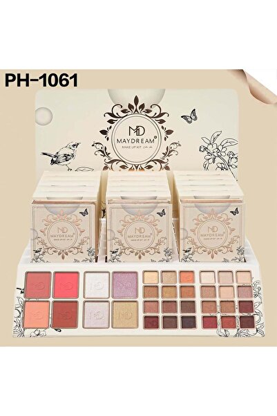 MAYDREAM ظل + اضاءة + احمر خدود دفتر 16 حبة