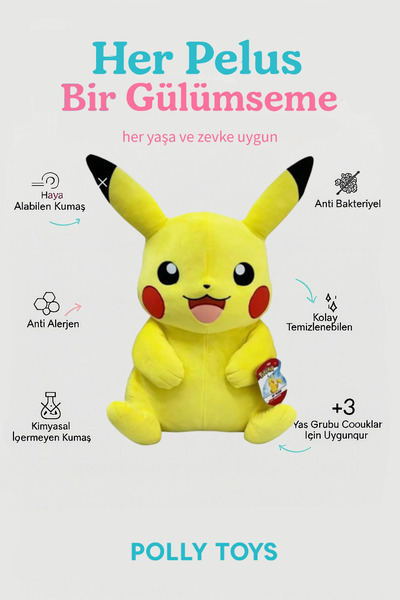 greenfor evlife Pikachu Peluş Büyük Boy Üretici Firma ⚡🧸