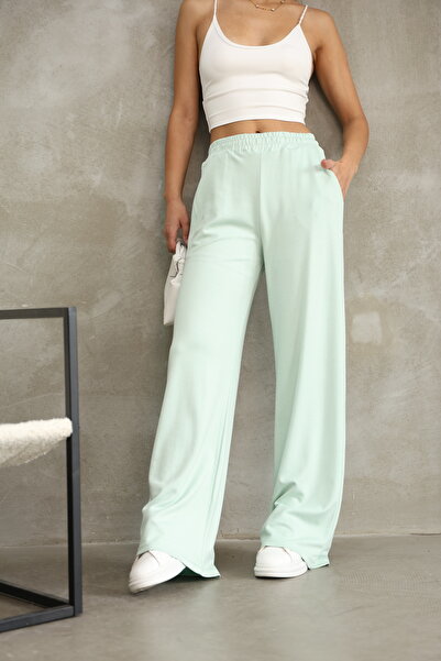 PONÇİK Pantaloni largi de damă din țesătură modal SOFT TOUCHE EŞOFMAN