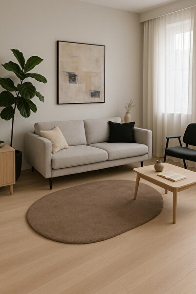 KEVLİNE SOFT DECOR Kaymaz Taban Peluş Halı Dekoratif Koridor Salon Çocuk Odas...