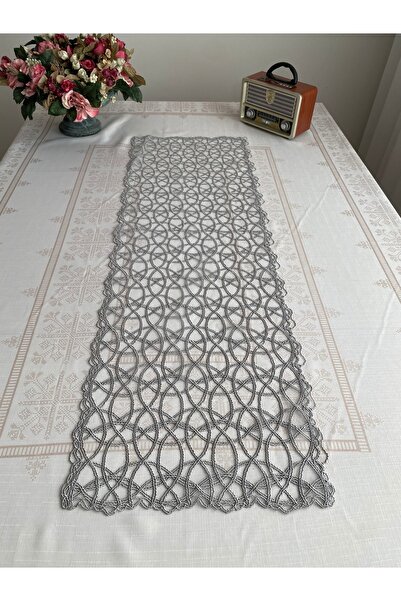 Lavanderi French Lace One-Piece Runner, Table & Coffee Table Cover, Dowery Runner