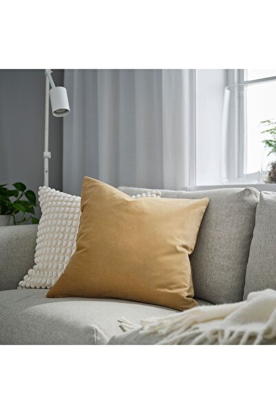 IKEA SANELA kırlent kılıfı, sarı-bej, 40x58 cm