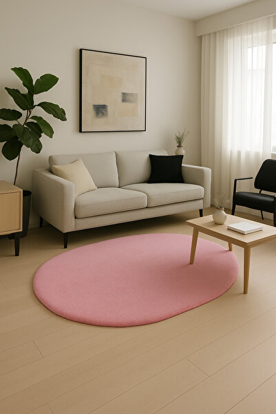 KEVLİNE SOFT DECOR Kaymaz Taban Peluş Halı Dekoratif Koridor Salon Çocuk Odas...