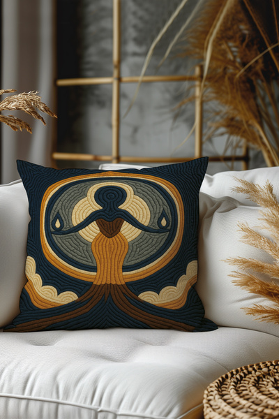 Belle Benoit Набір декоративних чохлів для подушок з вишитим візерунком, двостороннім принтом, блискавкою – богемський стиль