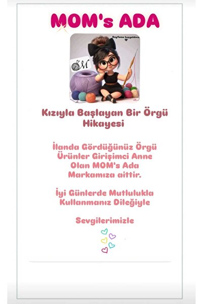 Momsada Blue Colored Hand Knitted Mesh Triangle Model Bandana, Accessory