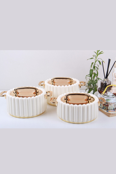 Generic طقم حافظات طعام 2500/2000/1500مل