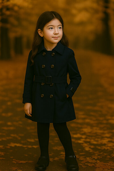 MCLKKİDS Trençkot Kız Çocuk