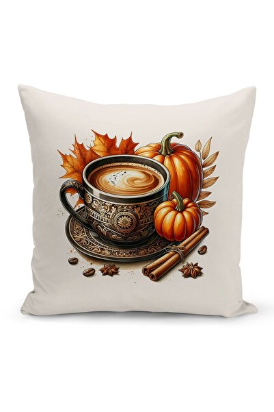 Bertille Home Φθινοπωρινή σειρά - Κάλυμμα μαξιλαριού με ριχτάρι διπλής όψης (...