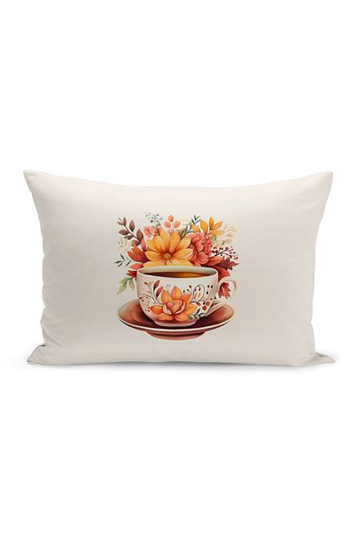 Bertille Home Autumn Series Double Sided Digital Printed Throw Pillow Cover (Halloween Autumn Cushion Cover)