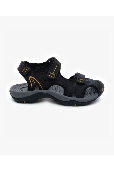 Greyder Sandale negre de damă din piele naturală 5Y2CS30644