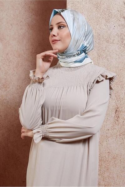 Alvina ALVİNA 8426 Модель Шарф з мармуровим візерунком