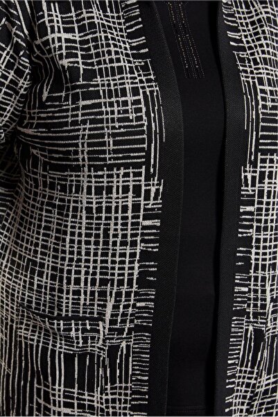 Alvina BÜYÜK BEDEN DESENLİ TRİKO HIRKA 20609