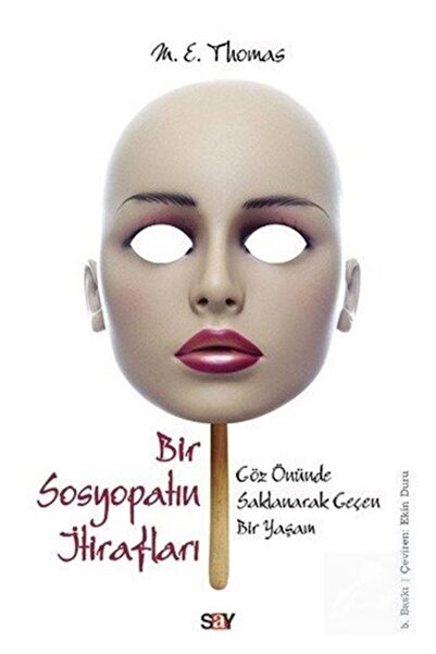 Say Yayınları Bir Sosyopatın İtirafları