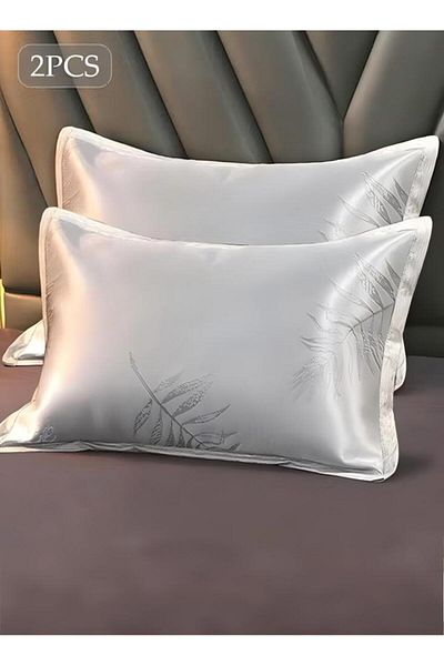 Generic 2PCS Cooling Pillow Cases Luxury Soft Smooth Pillow Covers