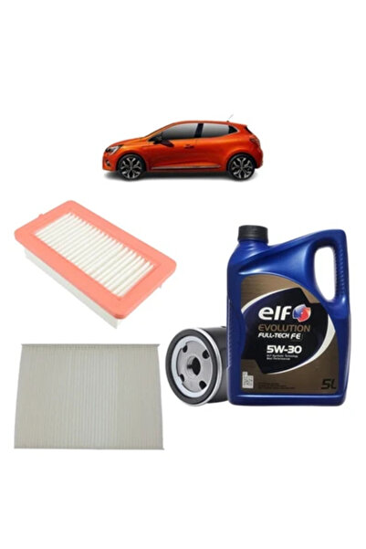 ELF Mais Renault Taliant 1.0 tCe Bakım seti 2019 sonrası +ELF 5W30 5LT DPF Lİ 2024 Ü.T