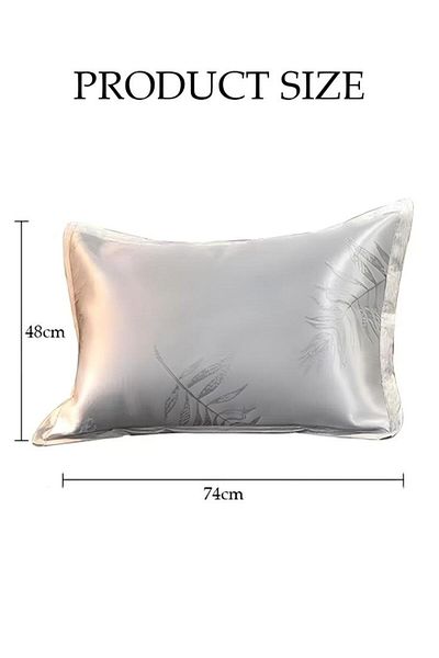 Generic 2PCS Cooling Pillow Cases Luxury Soft Smooth Pillow Covers