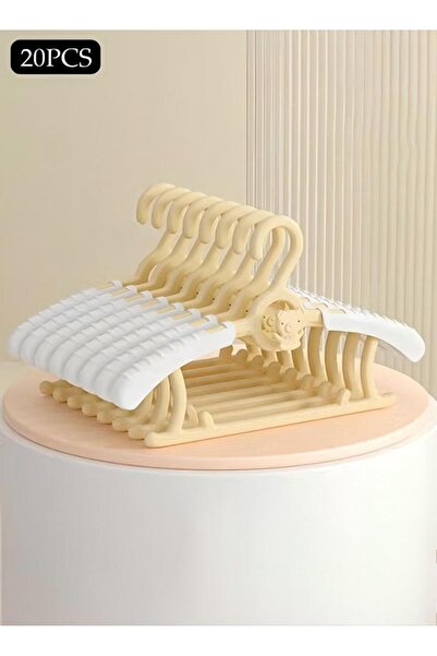 fun zone 20 قطعة من شماعات ملابس الأطفال، شماعات قابلة للتمدد للأطفال، شماعات...