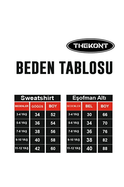 THEKONT PAPATYALI KIZ BASKILI KALIN PAMUKLU KAPÜŞONLU ÇOCUK EŞOFMAN TAKIMI