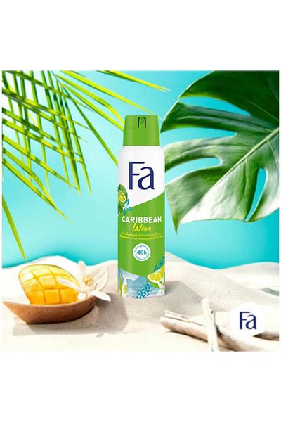 Fa Caribbean Wave Deodorant Spray 150ml – Fresh Tropical Fragrance