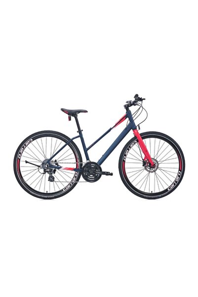Carraro Sportive 325 HD 28 Jant 24 Vites Şehir Bisikleti Mat Lacivert/Nar Çiç...