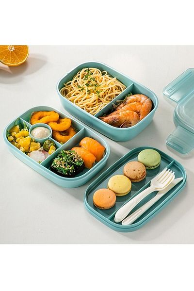 COOYA Bento Box Lunch Box, Stackable , Leak-Proof , for Dining Out, 1900ml Work, Picnic