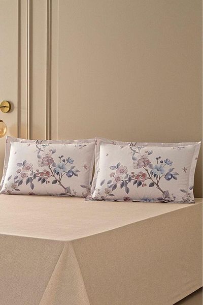 Karna Home Lavella Pillow Case Collection 2 Pieces - Flower Door Opened to Sleep 50X70/