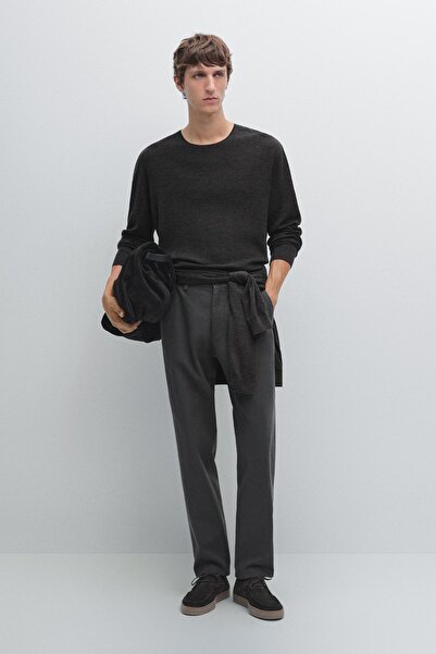 Massimo Dutti Slim fit dokulu pantolon