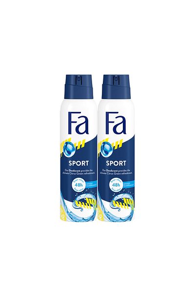 Fa Sport Deodorant Spray Value Pack – 2 x 150ml – Long-Lasting Freshness