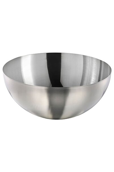 IKEA 36 cm Large Serving Bowl Mixing Bowl Container Salad Bowl Stainless Steel 36 cm