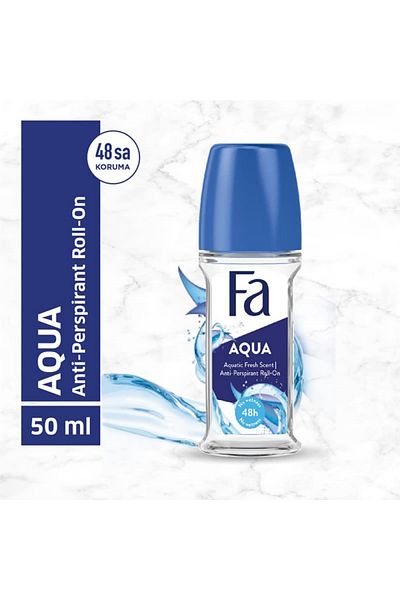 Fa Aqua Anti-Perspirant Roll On 2 x 50ml – Long-Lasting Freshness & Protection
