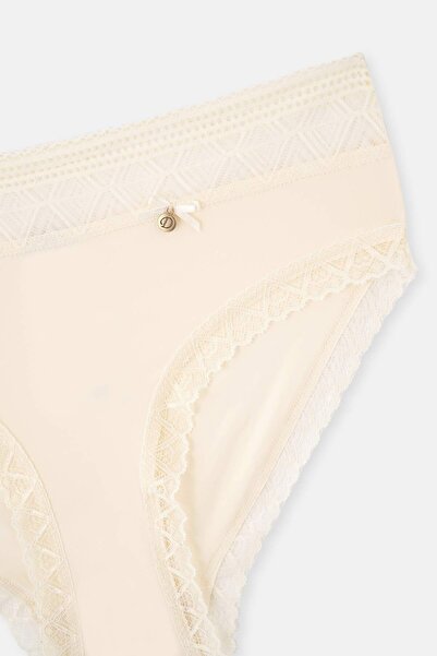 Dagi Ecru Micro Polyamide 2-Piece Brief