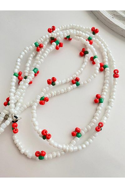 LiKESUN Mother Daughter Collection Double Cherry Glasses Lanyard Strap (70 cm and 55 cm)