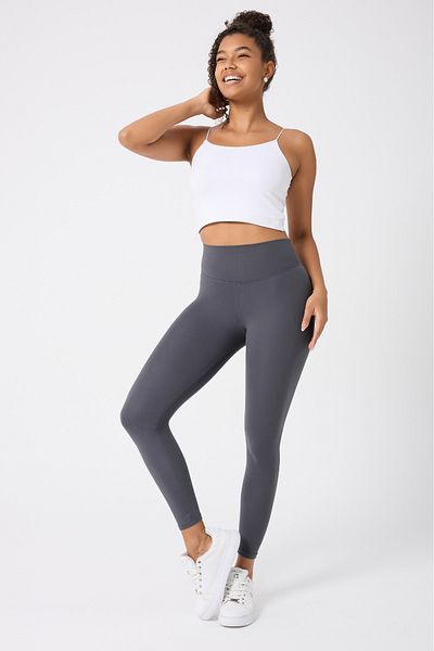 Myluvi Women's High Waist Cupro Leggings Smoked |   Sports, Yoga, Running and Everyday