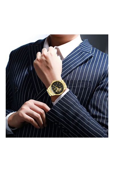 Generic Men's Mechanical Watch Full Gold